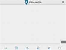Tablet Screenshot of borgarbyggd.is